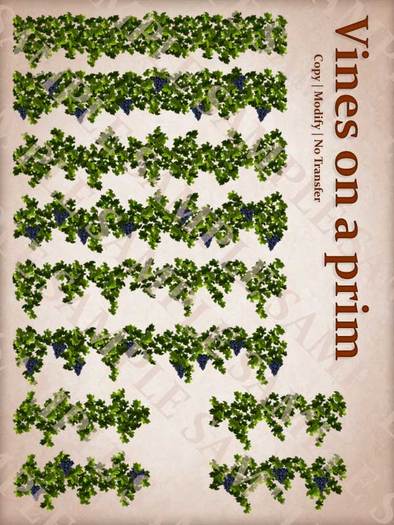 Vines and Grape Vines Panels