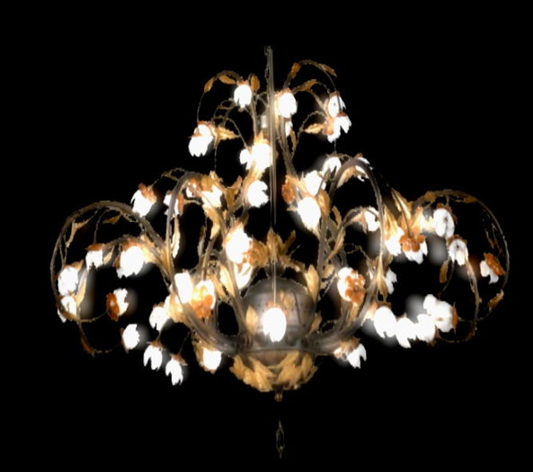 Lamp Glooming White Woolgras by Rita Munro