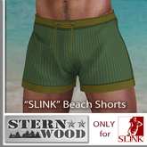 SLINK Beach Shorts - green