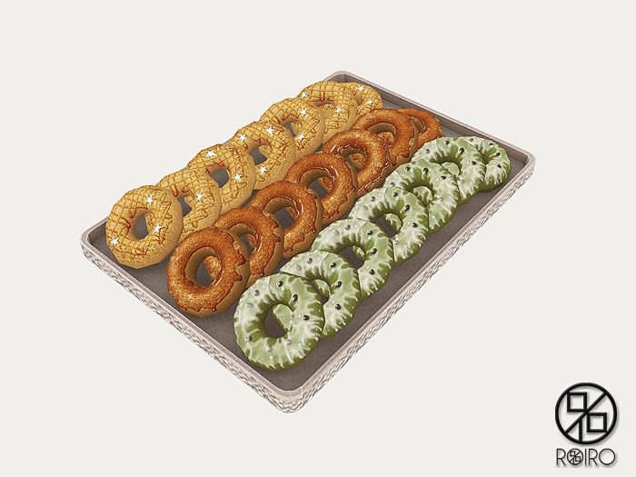 ROIRO - Cafe donut plate B BOXED