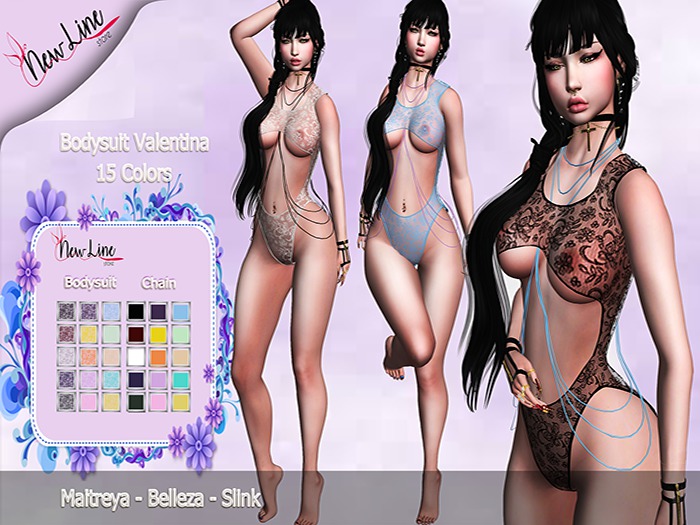 .:: New Line Store::.Bodysuit Valentina -  Fatpack