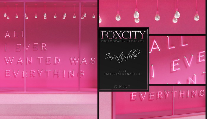 FOXCITY. Photo Booth - Insatiable (Boxed HUD. Wear me)