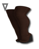 Vinyl - Tea Wedge Boots Pak brown
