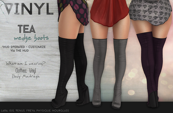Vinyl - Tea Wedge Boots Pak Fatpak