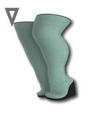 Vinyl - Tea Wedge Boots Pak mint