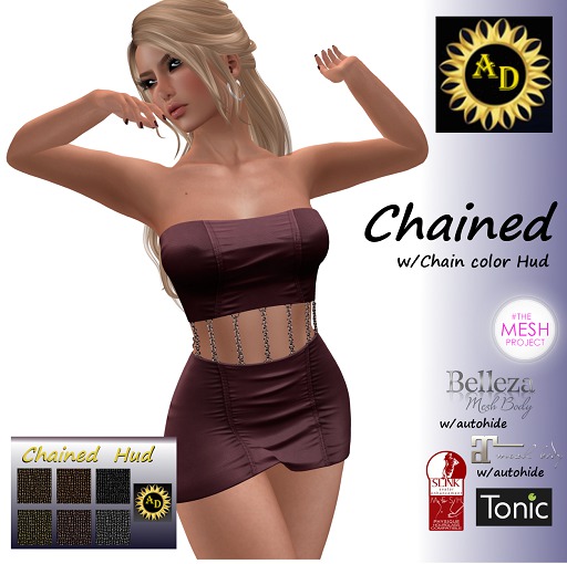 Chained Dark Pink Boxed w/ Chain Color Change Hud & Autohide