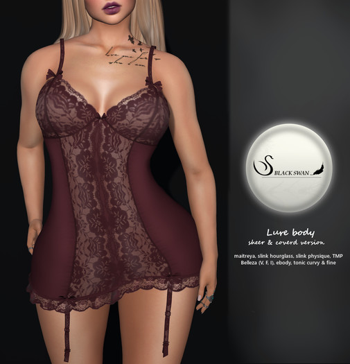 ! Black Swan ! Lure - deep rosy brown