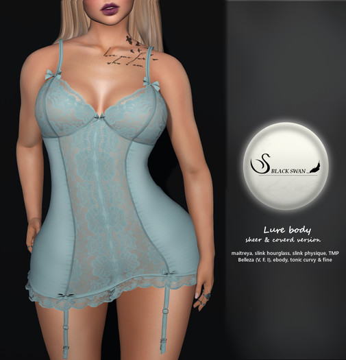 ! Black Swan ! Lure - pale blue