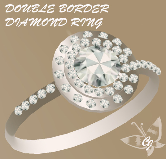 ::SSS:: Double Border Diamond Ring