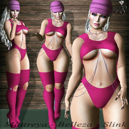 :::LS DIAMOND  OUTFIT BODY CALINDA PINK