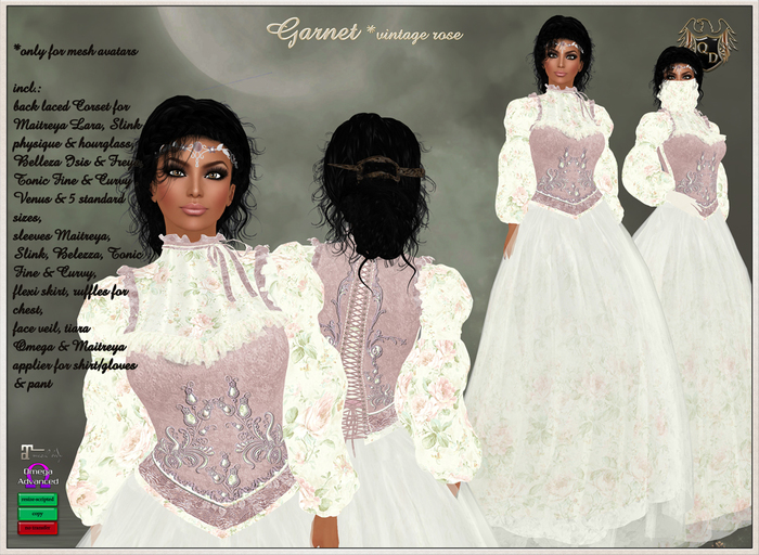 Garnet *vintage rose