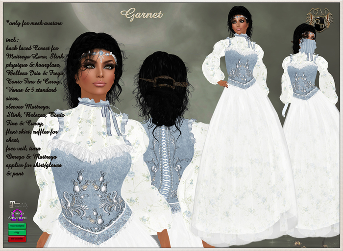 Garnet - medieval maiden