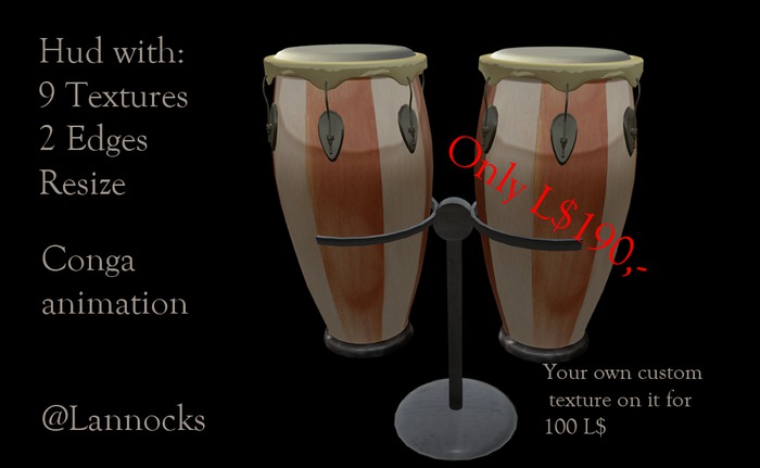 Conga's percussion + hud BOX