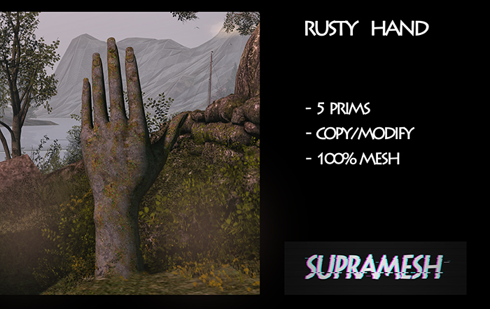SUPRAMESH rusty hand