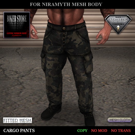 #AESTHETIC Cargo Pants FORCE