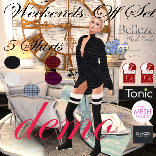 YGTL- LADIES WEEKEND  SHIRT ALL DEMO'S