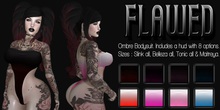 Flawed - Ombre Bodysuit /w Hud - Female