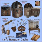 9. Kei's Stargazer Gacha (Leo bench)