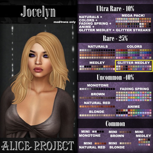 Alice Project - Jocelyn - Glitter Medley // RARE
