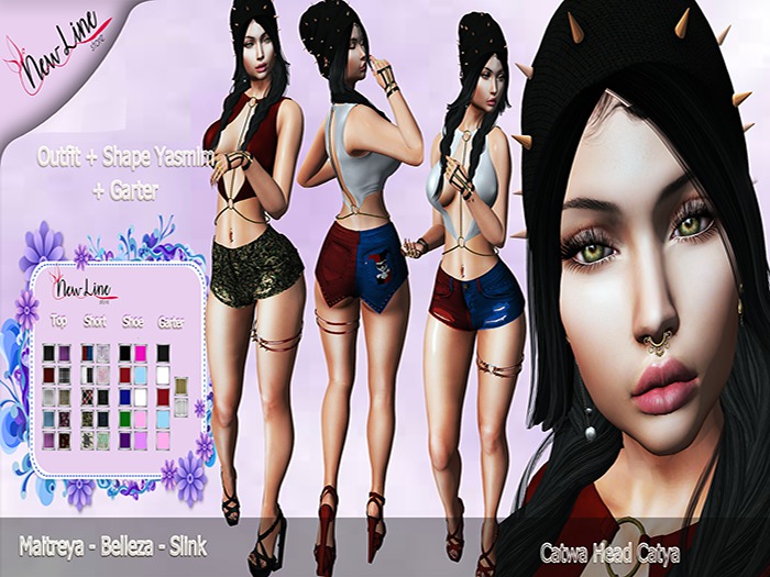 .:: New Line Store::. Outfit + Shape Yasmim + Garter  - Fatpack