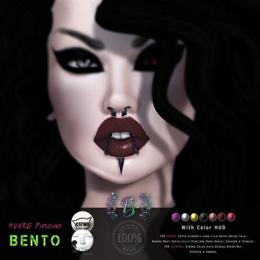 BLAXIUM -Munro Piercings- CATWA Women -add