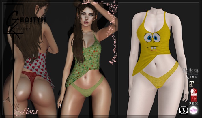 Ghostyss - FLORA yellow (Unpacker WEAR ME)