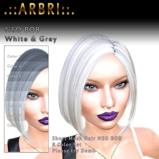 .::AS.Design::. Neo Bob (white & grey)