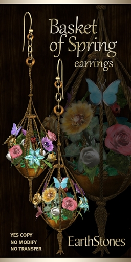 EarthStones Basket of Spring Earrings (BOX)