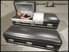 Modern Casket Charcoal (Open and Closed Versions)