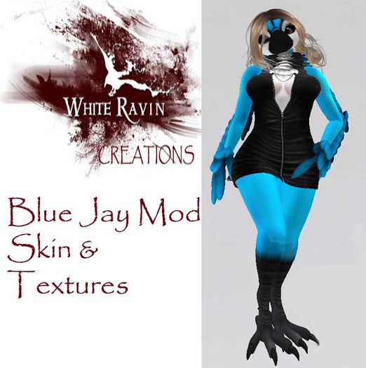 White Ravin Creations - Blue Jay Omega applier Gift Bag