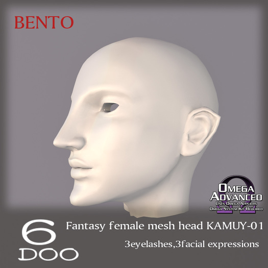 *6DOO* bento Fantasy mesh head KAMUY-01