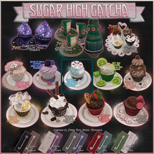 :[P]:- Sugar High Gatcha:// Chocoshave Cupcake [Wear]