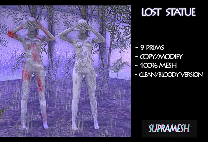 SUPRAMESH lost statue