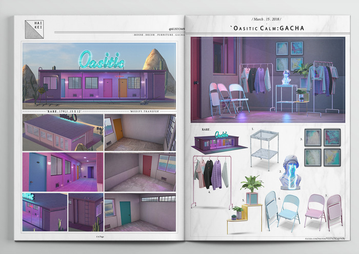 :HAIKEI: Oasitic Calm _ Gacha / {1}