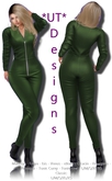 0005761 Mesh Green Jumpsuit