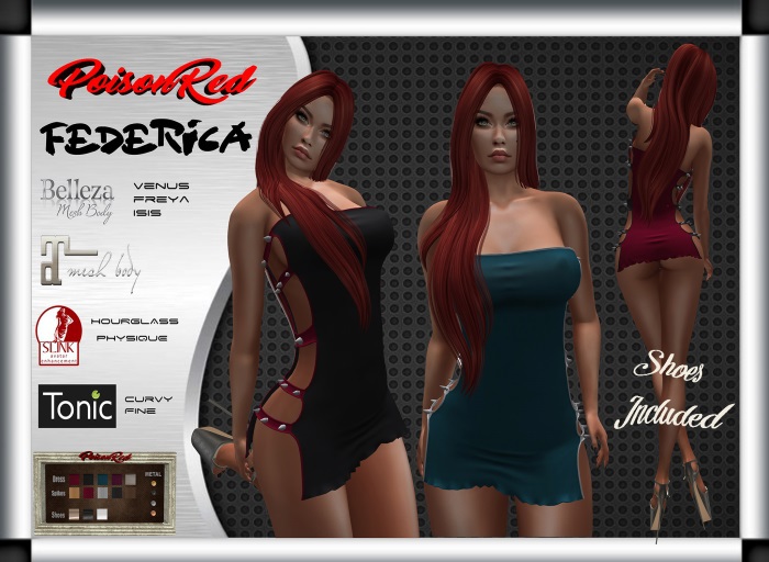 PoisonRed-Federica Dress
