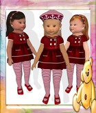 Pat A Kake! Sailor Girl Red