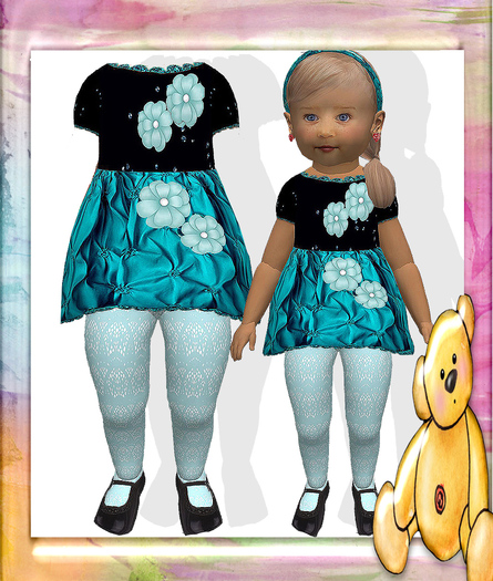 Pat A Kake! Blue Princess Dress