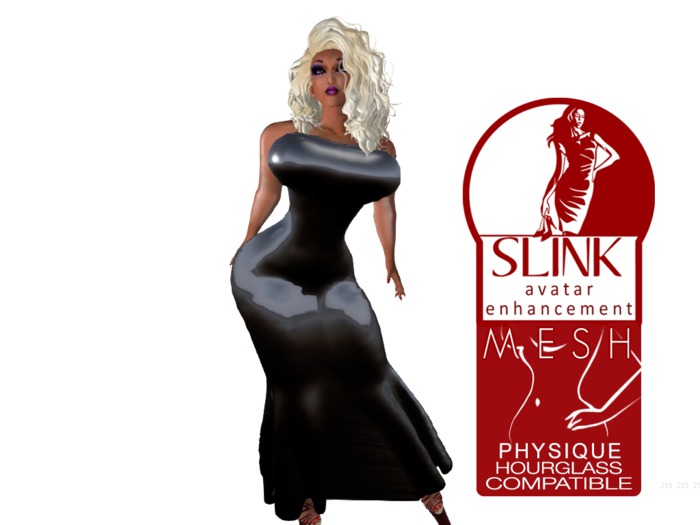 Slink black Hourglass Trinity  Dress