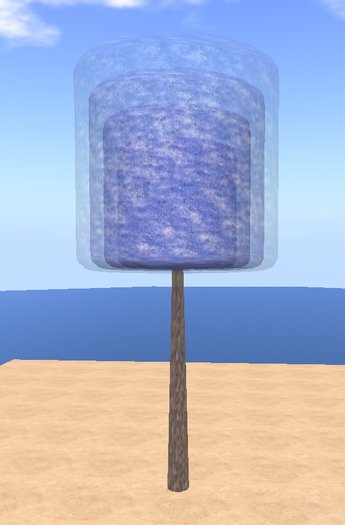 Surrealistic Tree Blue
