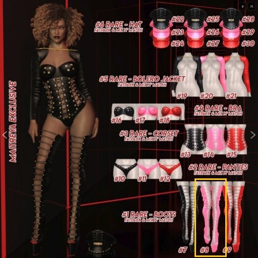 EQUAL - Maitresse #8 Boots Pink