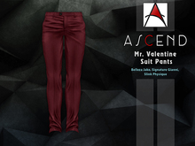 /Ascend/ Mr. Valentine Suit Pants - Red