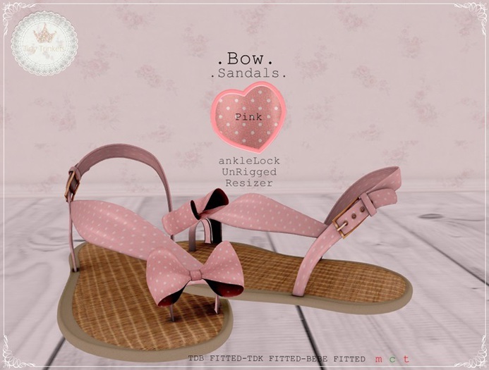 {T.T}Bow sandals Pink HUD Auto-unpacker