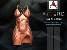 //Ascend// Jesse Mini Dress - Metallic Bronze [ADD ME]
