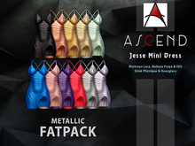 //Ascend// Jesse Mini Dress - Metallic Fatpack [ADD ME]