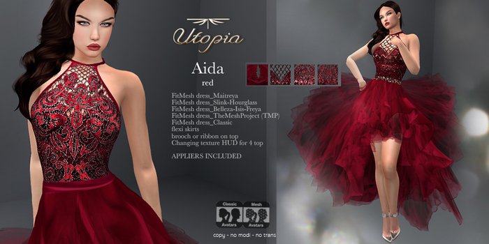 Utopia Aida red