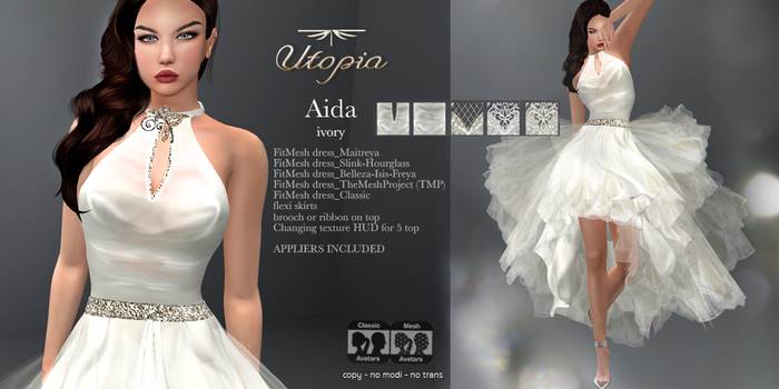 Utopia Aida ivory
