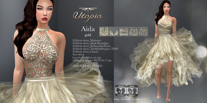 Utopia Aida gold