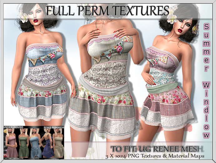 UG RENEE TEXTURES -CHIC ROMANCE TRIO- FULL PERM