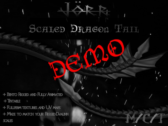 [Jörr] Scaled Dragon Tail MOAR SIZES! DEMO